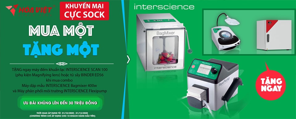 Thiết bị vi sinh INTERSCIENCE: Khuyến mại khủng lên đến hơn 25%